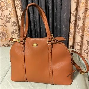 Coach Handbag/cross Brown Bag F25671
